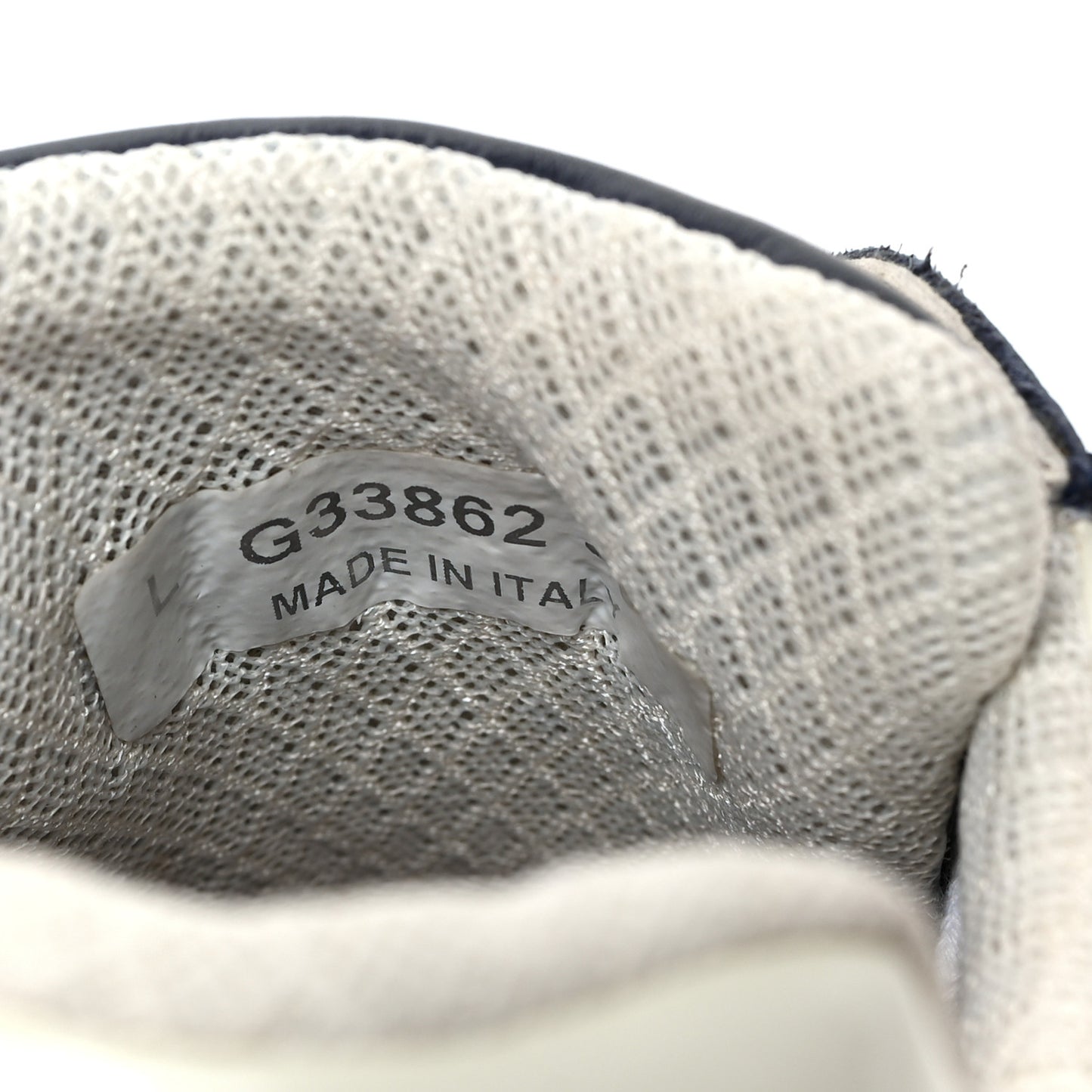 Patent Calfskin CC Sneakers 39.5 Navy White