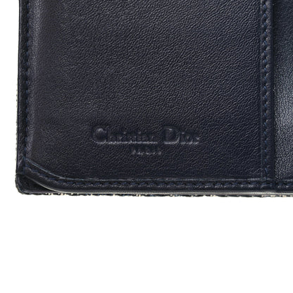 Christian Dior Monogram Calfskin D Continental Wallet Navy 6 of 7