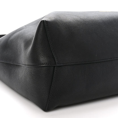 Mansur Gavriel Calfskin Candy Hobo Black 9 of 9