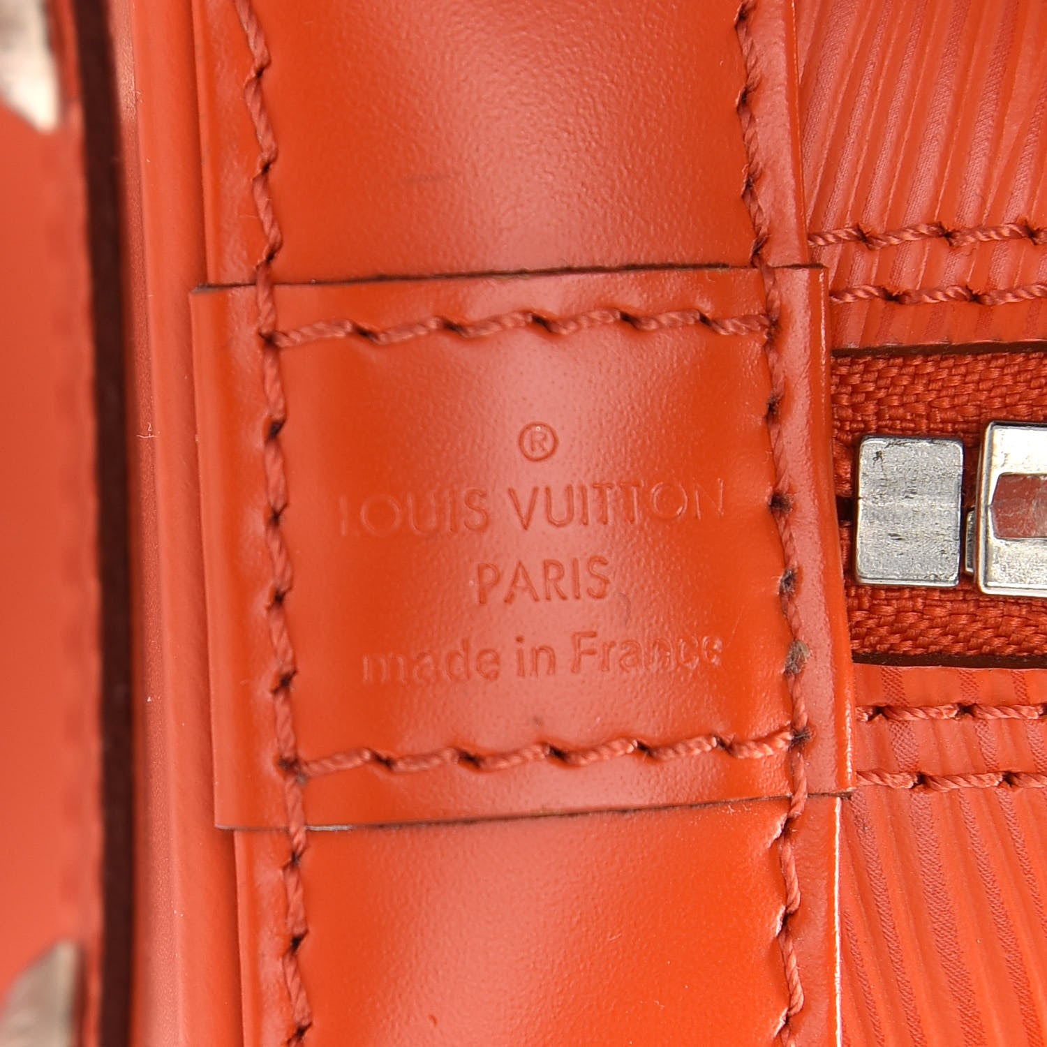 Louis Vuitton Epi Alma BB Piment 6 of 9