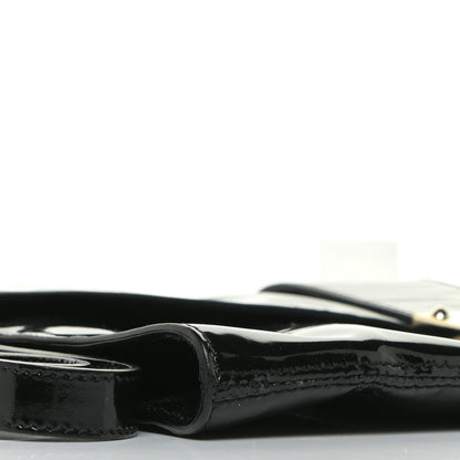 Jimmy Choo Patent Rivera Clutch Black 9 of 14