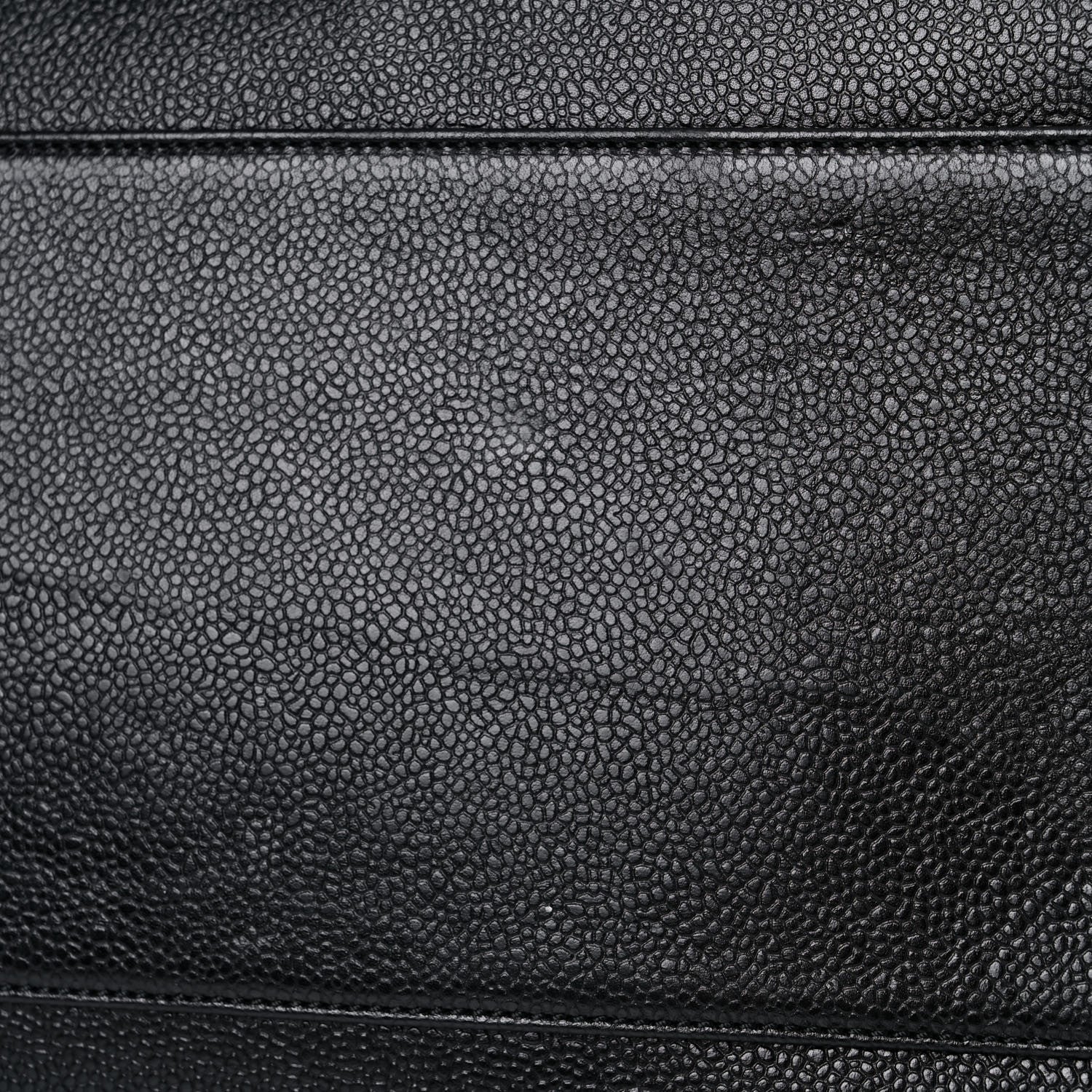 Chanel Caviar Large CC Shoulder Bag Black 15 of 18