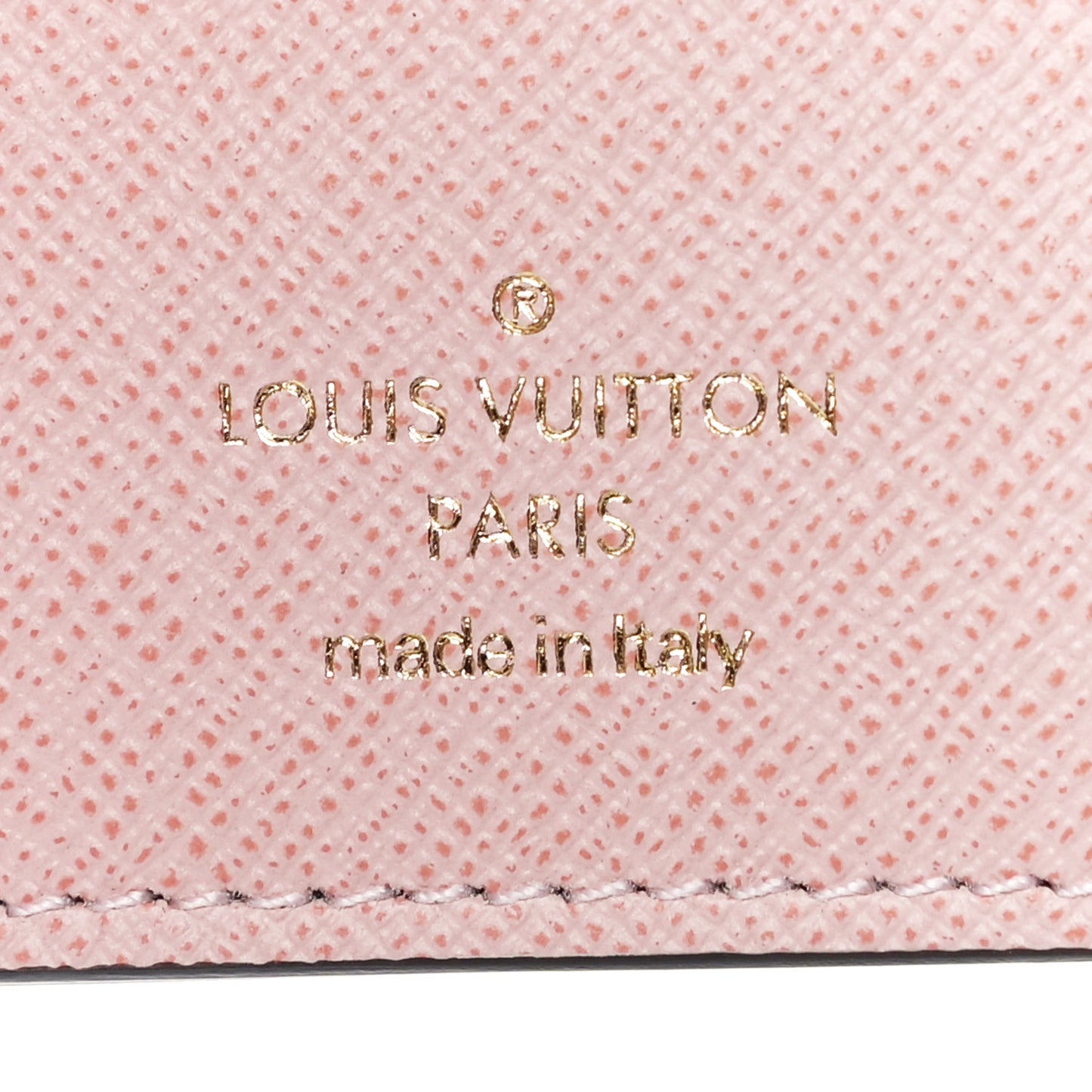 Damier Ebene Victorine Wallet Rose Ballerine