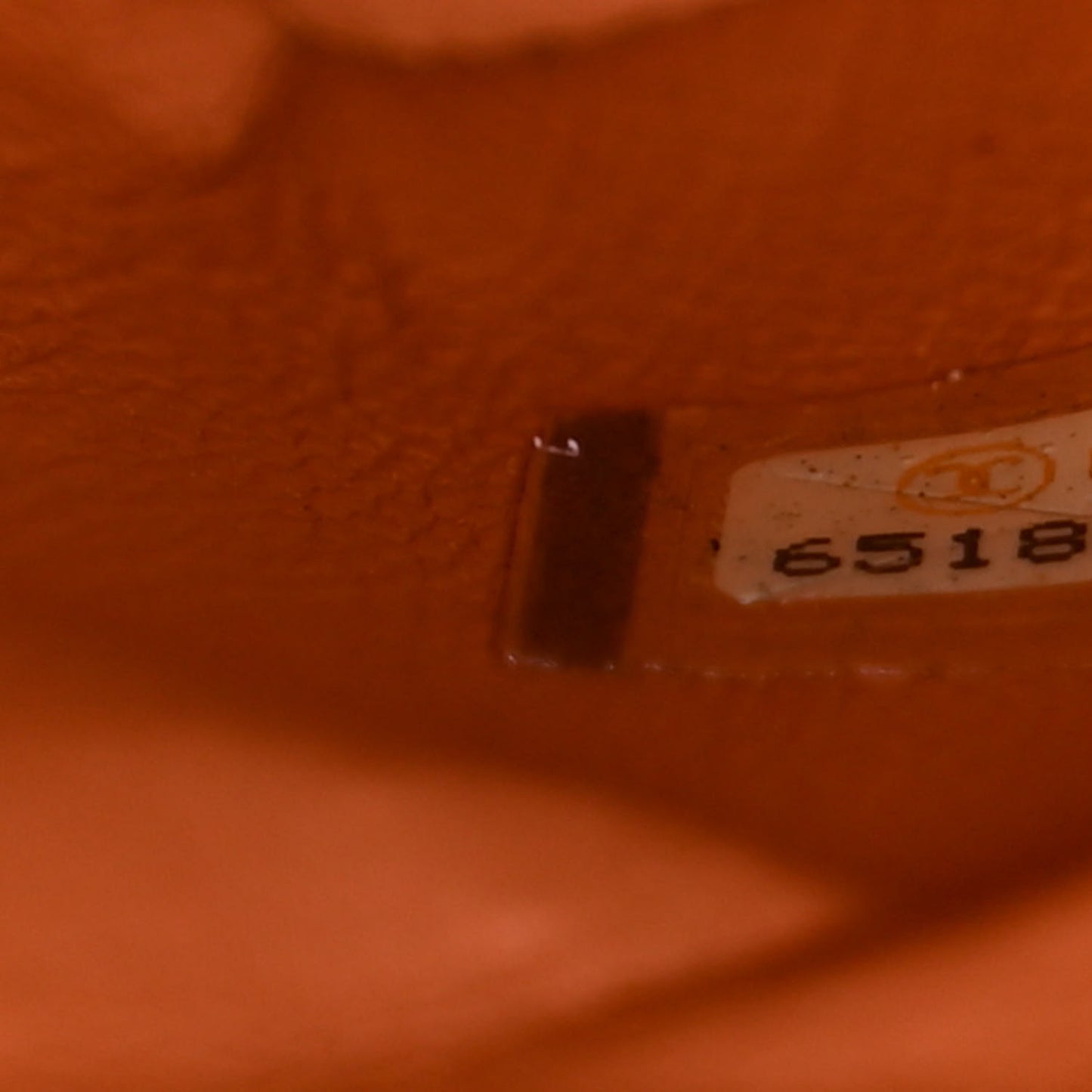Patent Quilted Medallion Tote Orange