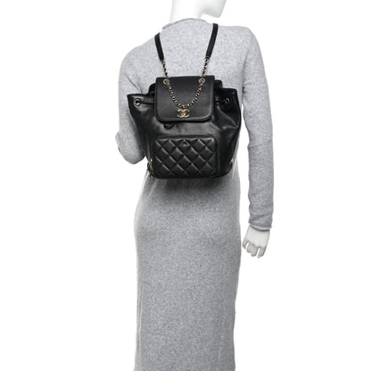 Chanel Caviar Quilted Business Affinity Backpack Black 2 of 10