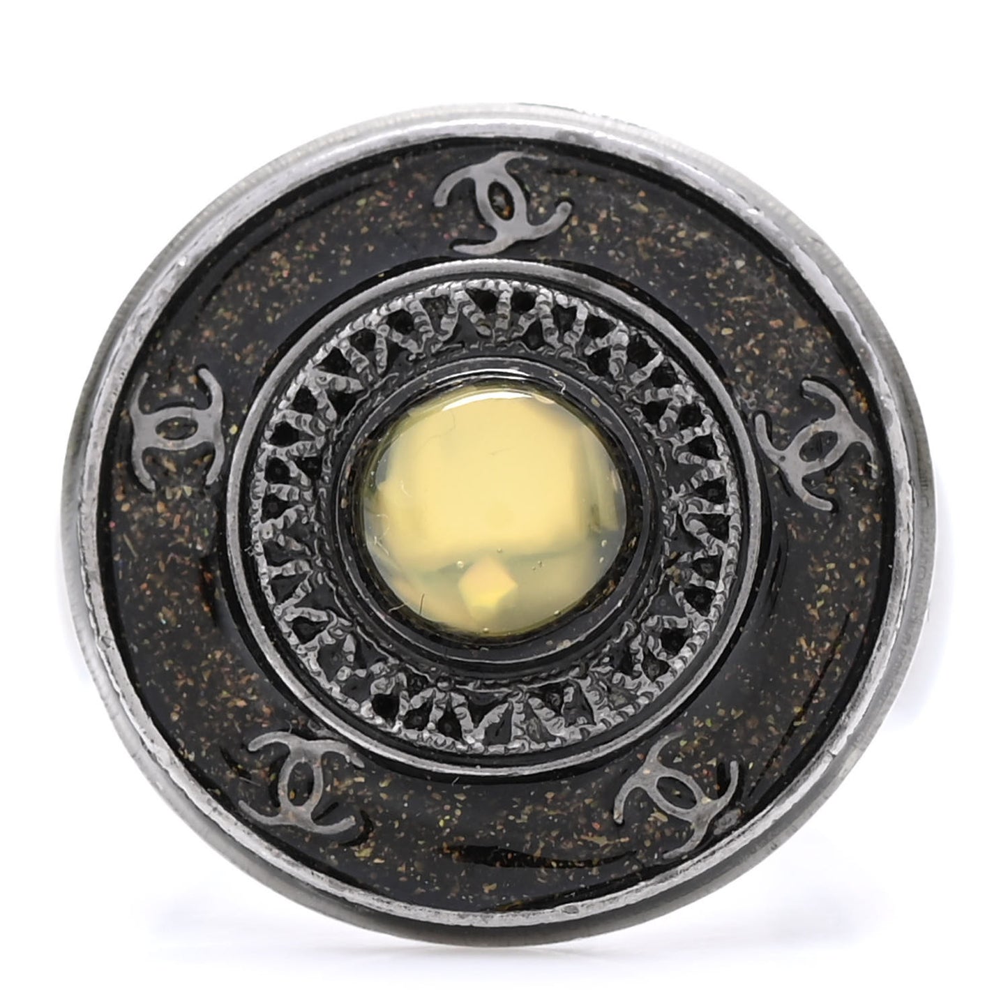 Resin Metal CC Ring Black