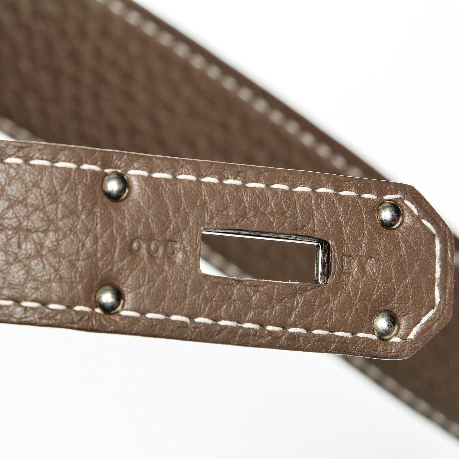 Hermes Taurillon Clemence Jypsiere 31 Etoupe 7 of 7