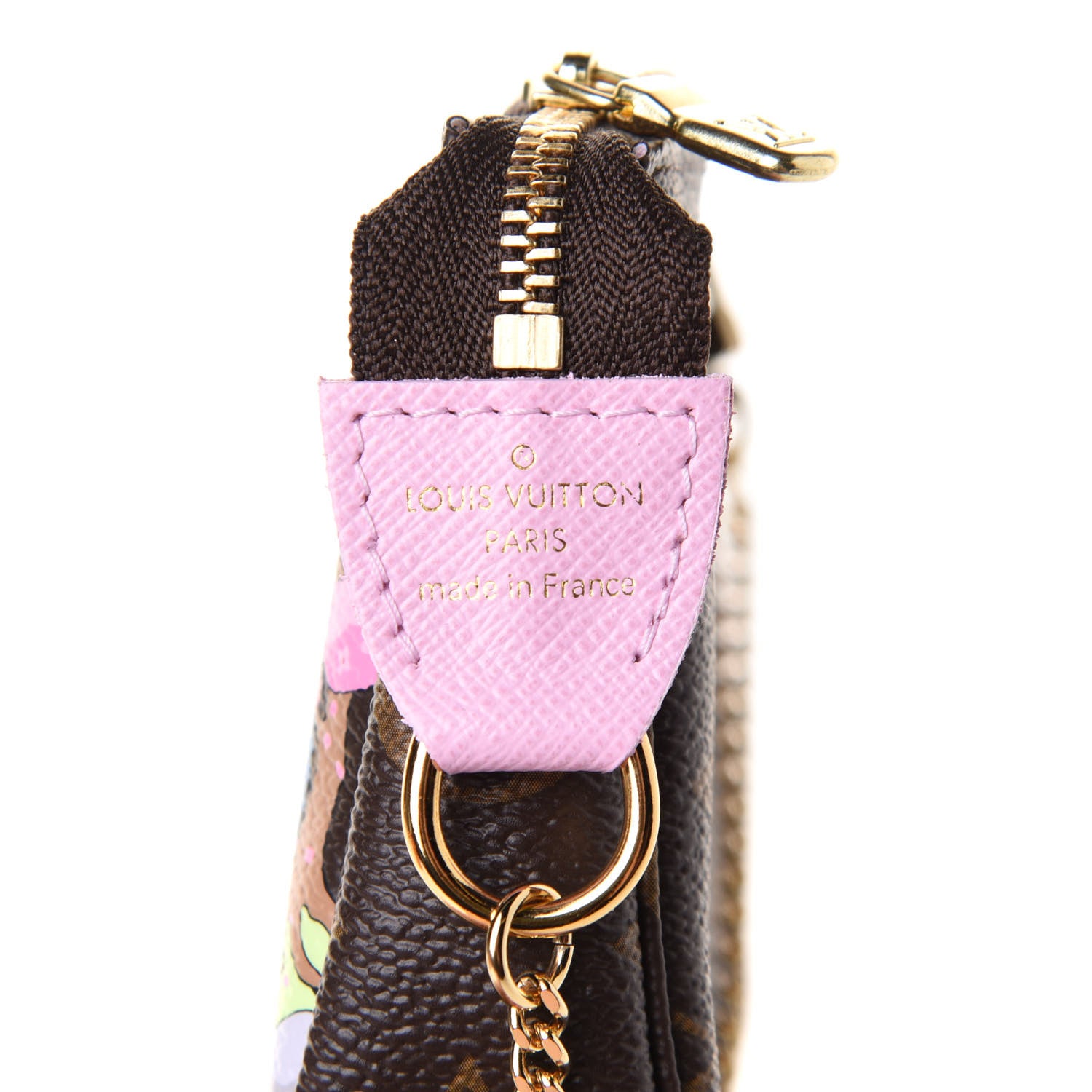 Louis Vuitton Monogram 2021 Christmas Animation Japanese Garden Mini Pochette Accessories Wisteria Pink 6 of 9