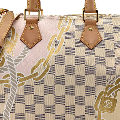 Louis Vuitton Damier Azur Nautical Speedy Bandouliere 25 8 of 14