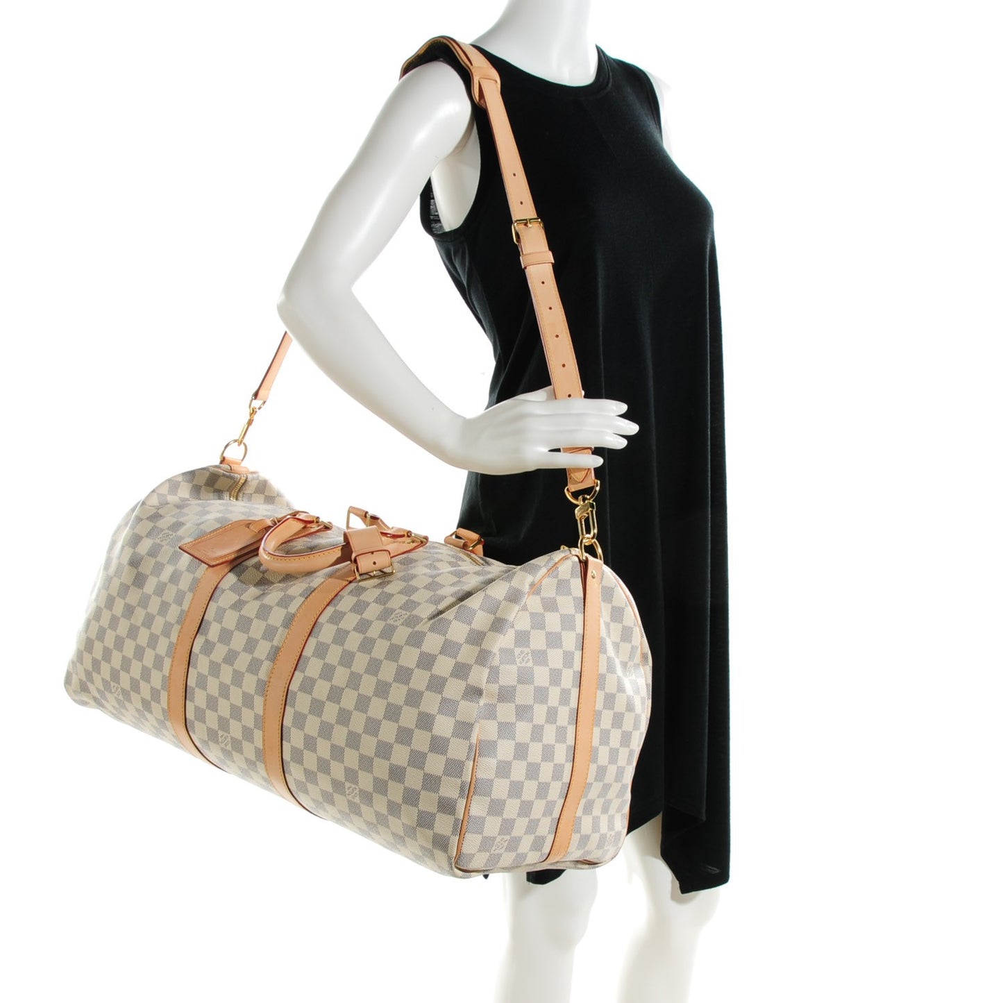 Damier Azur Keepall Bandouliere 55