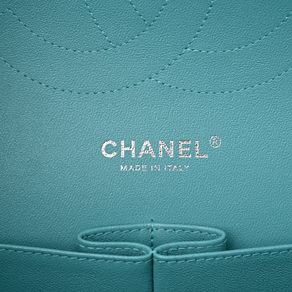 Chanel Lambskin Quilted Jumbo Double Flap Turquoise 7 of 12