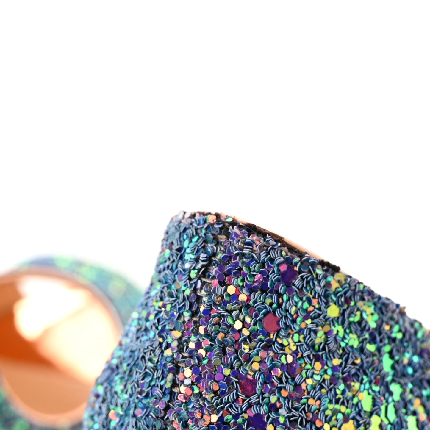 Glitter Dragonfly Lady Peep 150 Pumps 36.5 Etincelle Copper