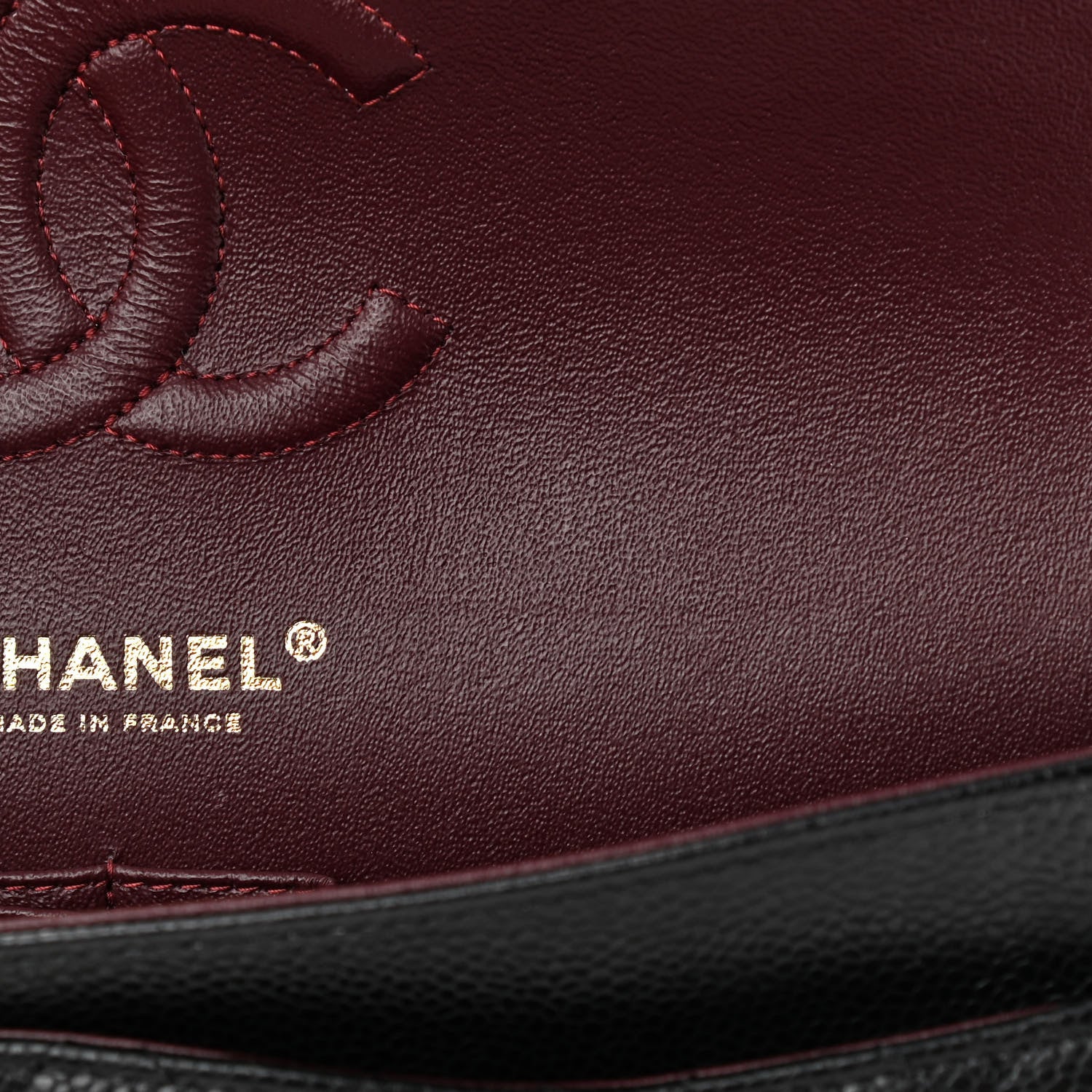 Chanel Caviar Quilted Medium Double Flap Black 13 of 14