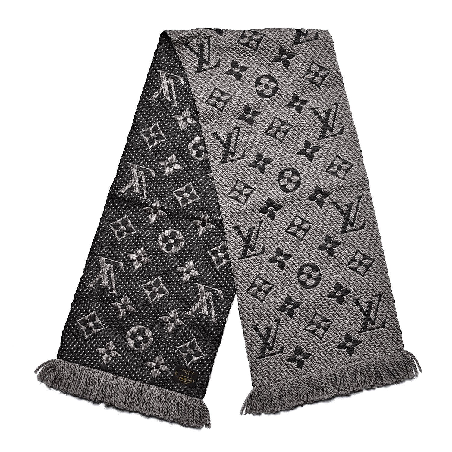 Louis Vuitton Wool Silk Logomania Scarf Verone 2 of 4