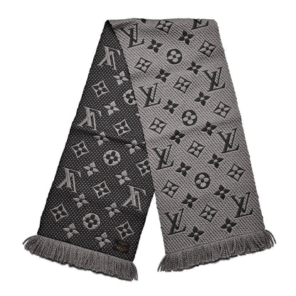 Louis Vuitton Wool Silk Logomania Scarf Verone 2 of 4