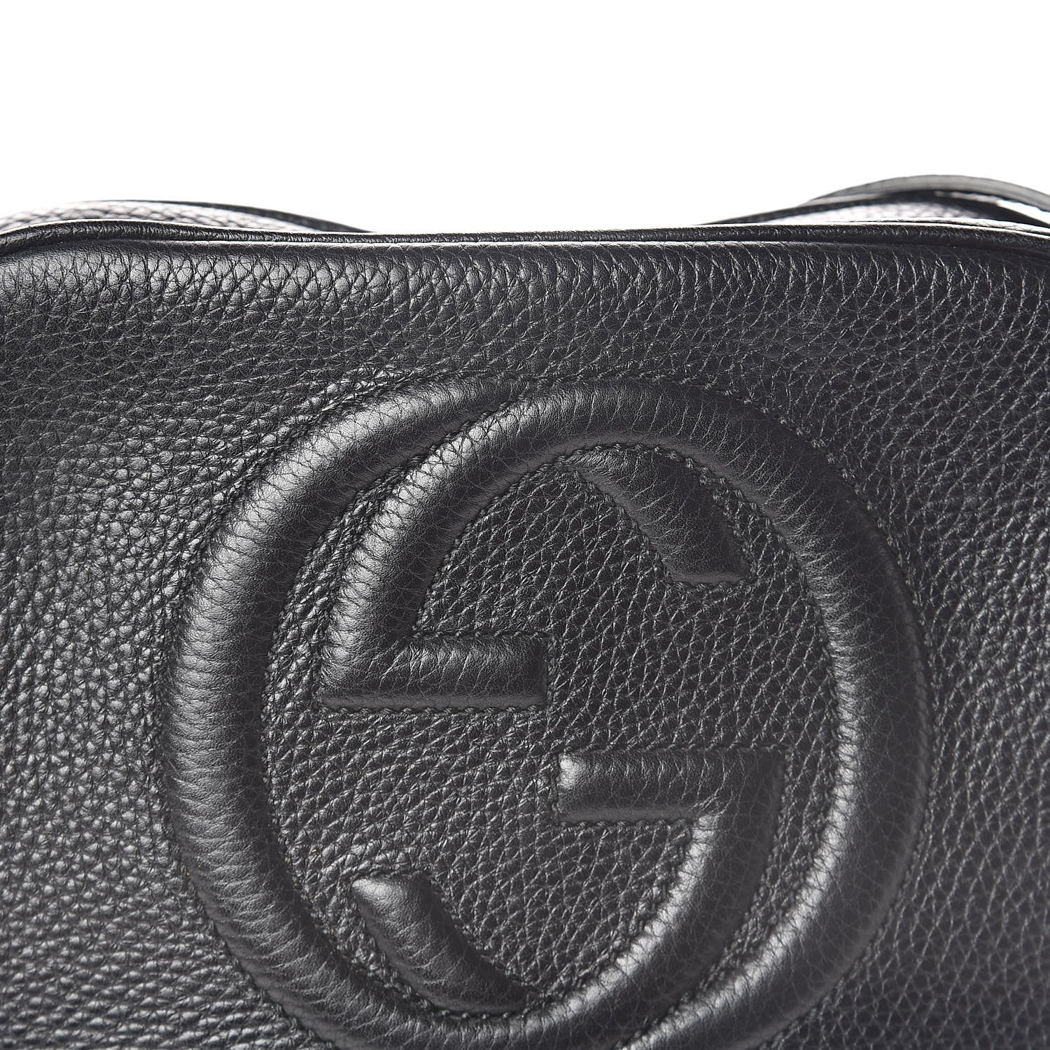 Gucci Pebbled Calfskin Small Soho Disco Bag Black 7 of 9