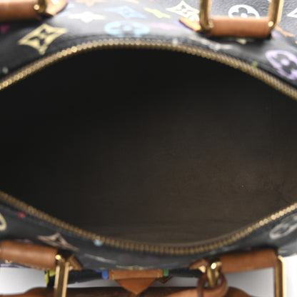 Louis Vuitton Monogram Multicolor Speedy 30 Black 5 of 9