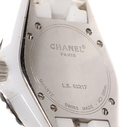 Chanel Stainless Steel Ceramic 33mm J12 Quartz Watch White 4 of 6