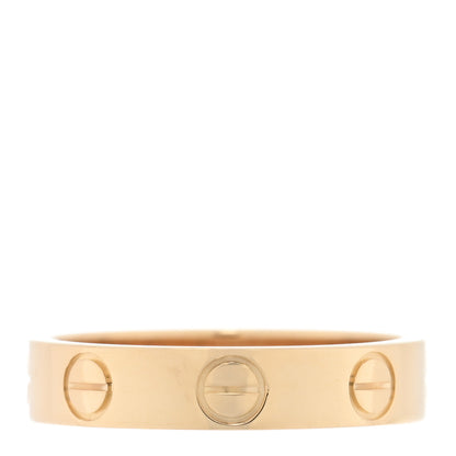 Cartier 18K Yellow Gold 3.5mm LOVE Wedding Band Ring 47 4 3 of 5