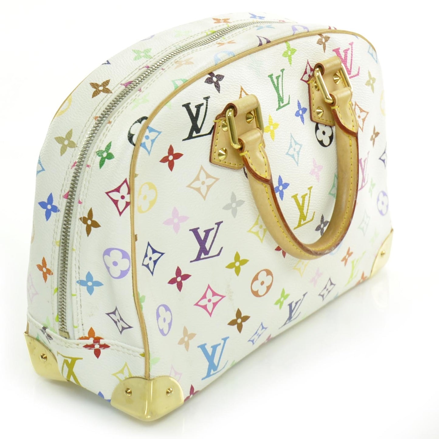 Monogram Multicolor Trouville White