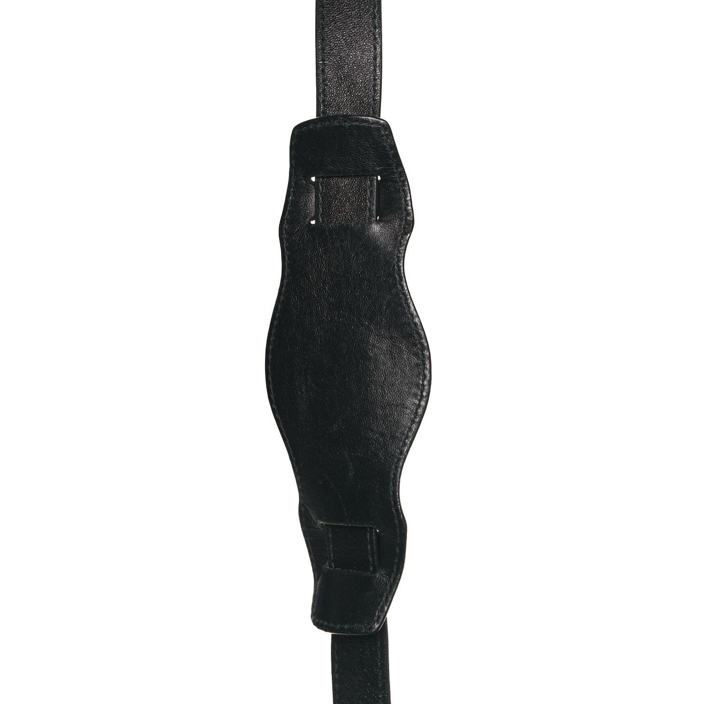 Chevre Silver Metallic Edge Hardware Velo Black