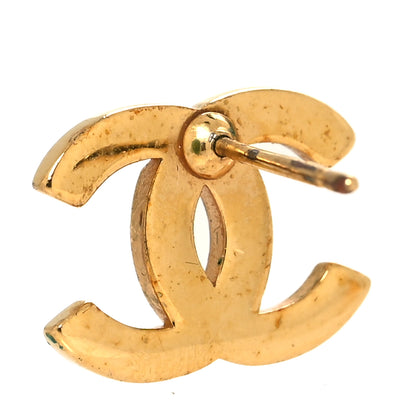 Chanel Metal CC Earrings Gold 4 of 4