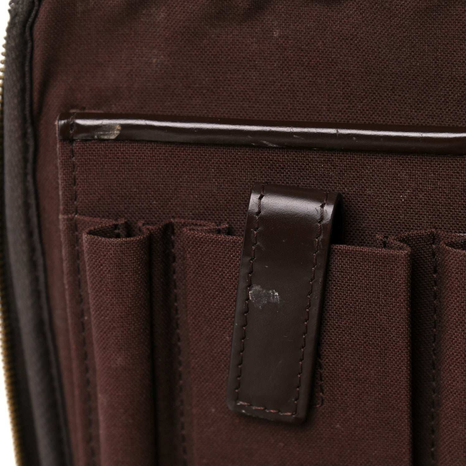 Louis Vuitton Damier Ebene Porte Ordinateur Sabana NM Computer Case 23 of 28