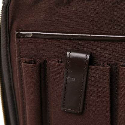 Louis Vuitton Damier Ebene Porte Ordinateur Sabana NM Computer Case 23 of 28
