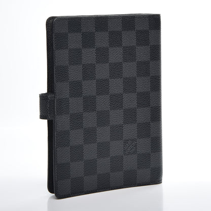 Louis Vuitton Damier Graphite Medium Ring Agenda Cover 2 of 6