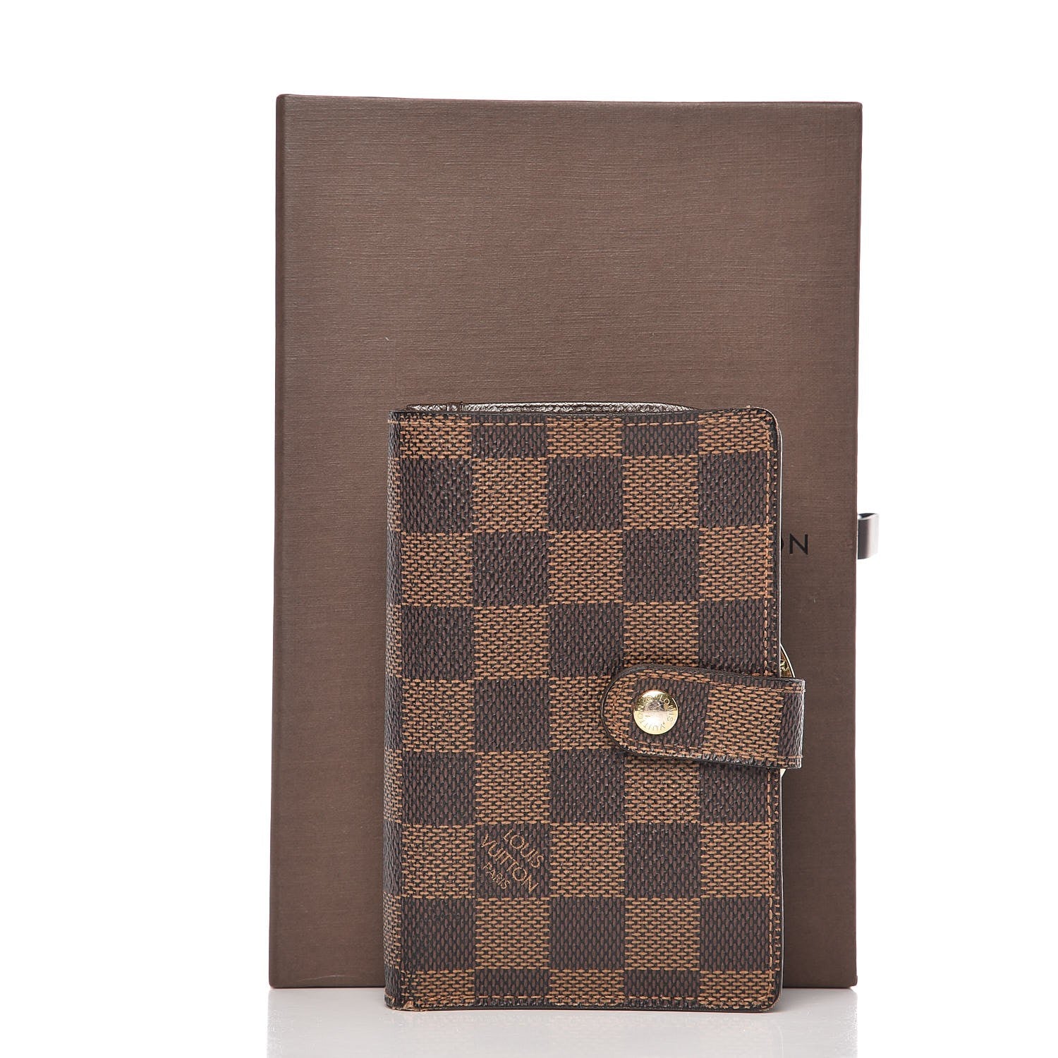 Louis Vuitton Damier Ebene French Purse Wallet 9 of 9