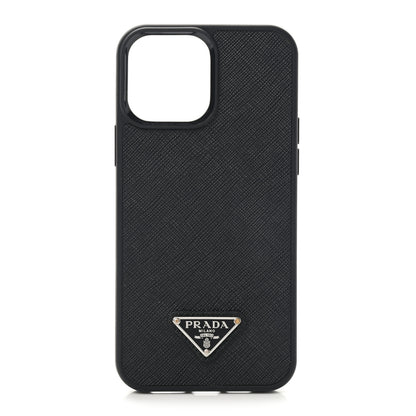 Prada Saffiano Metal iPhone 13 Pro Max Case Black 1 of 9
