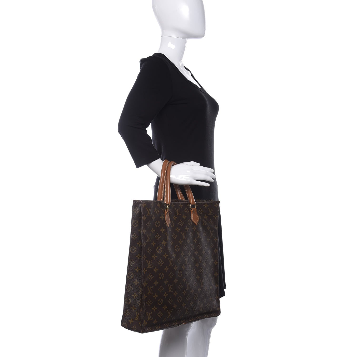 Louis Vuitton Monogram French Company Sac Plat 2 of 13