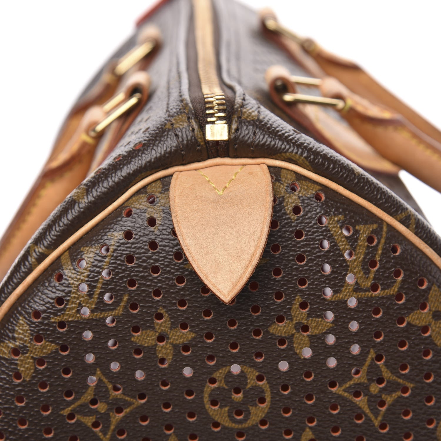 Louis Vuitton Monogram Perforated Speedy 30 Orange 9 of 13