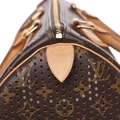 Louis Vuitton Monogram Perforated Speedy 30 Orange 9 of 13