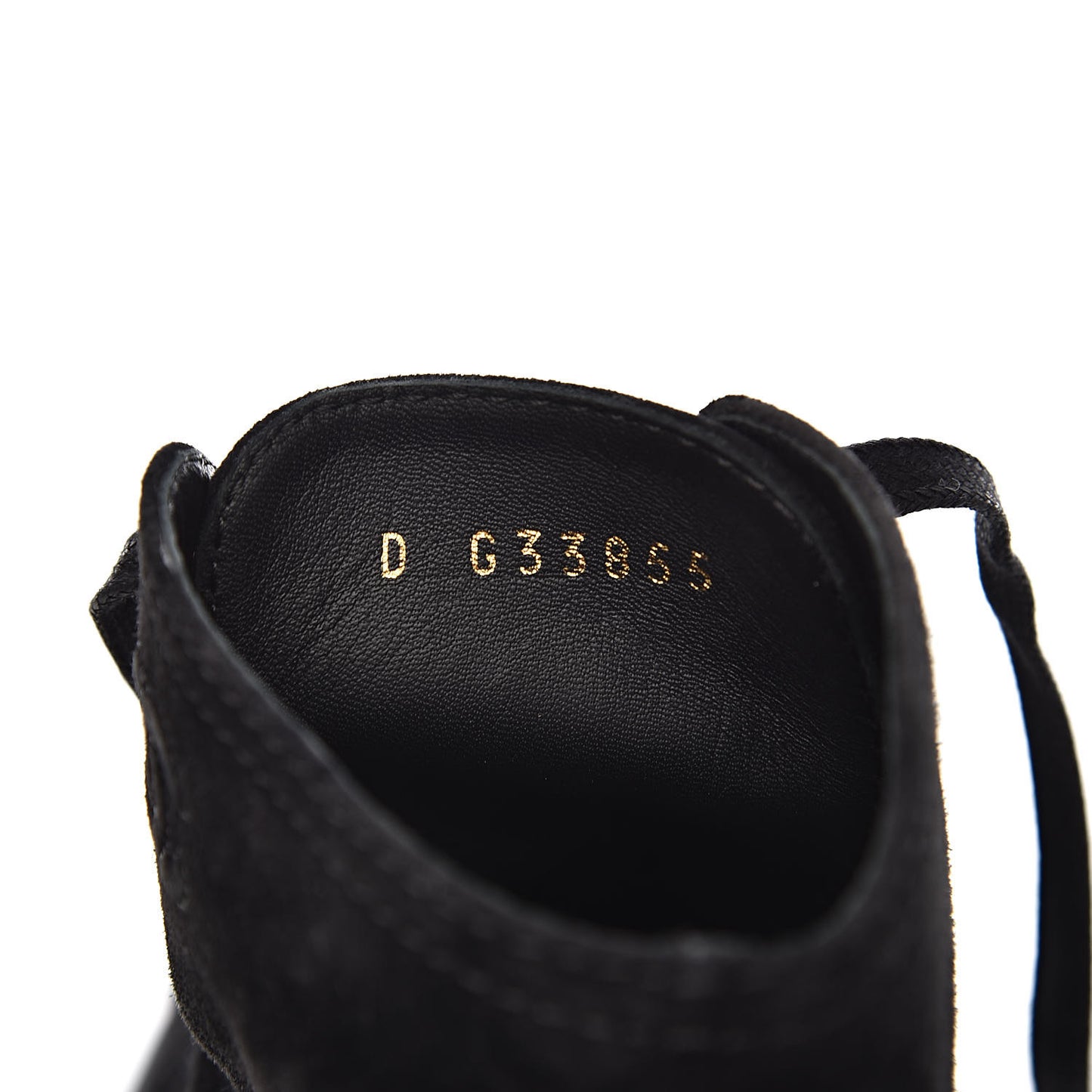 Suede Patent Cap Toe CC Boots 38.5 Black