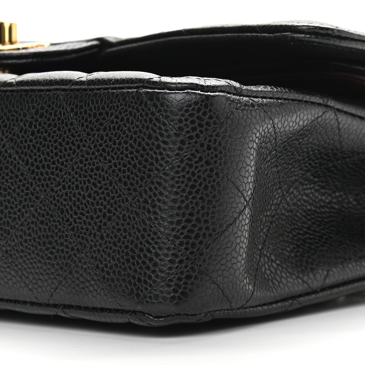 Chanel Caviar Quilted Medium Double Flap Black 9 of 10