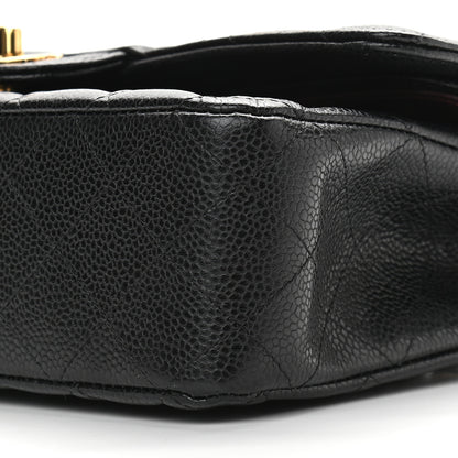 Chanel Caviar Quilted Medium Double Flap Black 9 of 10