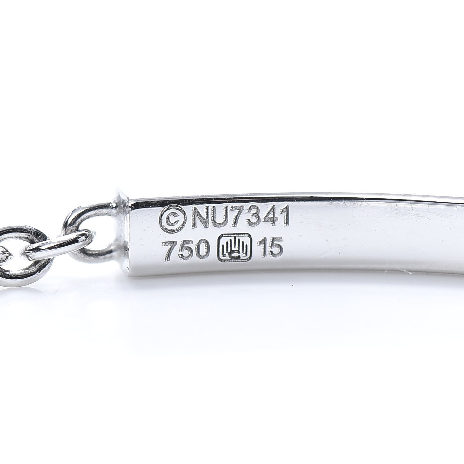 Cartier 18K White Gold Diamond Mon Amour Bracelet 15 4 of 5