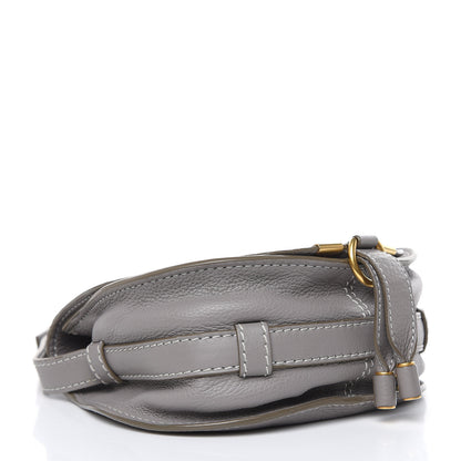Chloe Calfskin Mini Marcie Round Crossbody Bag Cashmere Grey 4 of 13