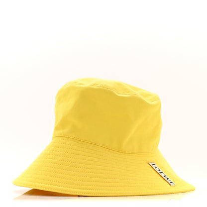 Loewe Canvas Calfskin Fisherman Bucket Hat 59 Yellow 1 of 9