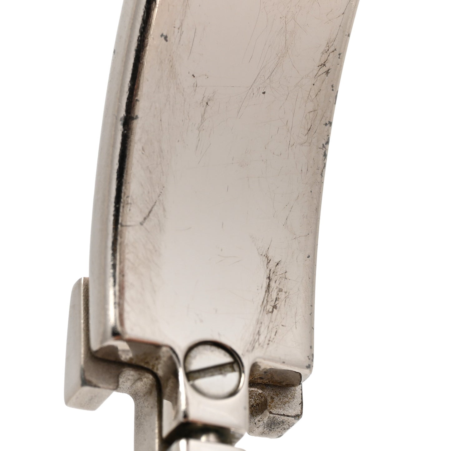 Enamel Narrow Clic Clac H Bracelet PM Craie