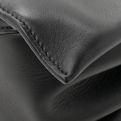 Celine Supple Natural Calfskin Medium Tri-Fold Bag Black 14 of 14