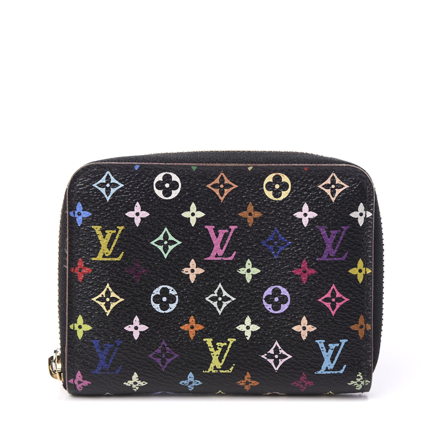 Monogram Multicolor Zippy Coin Purse Black Grenade