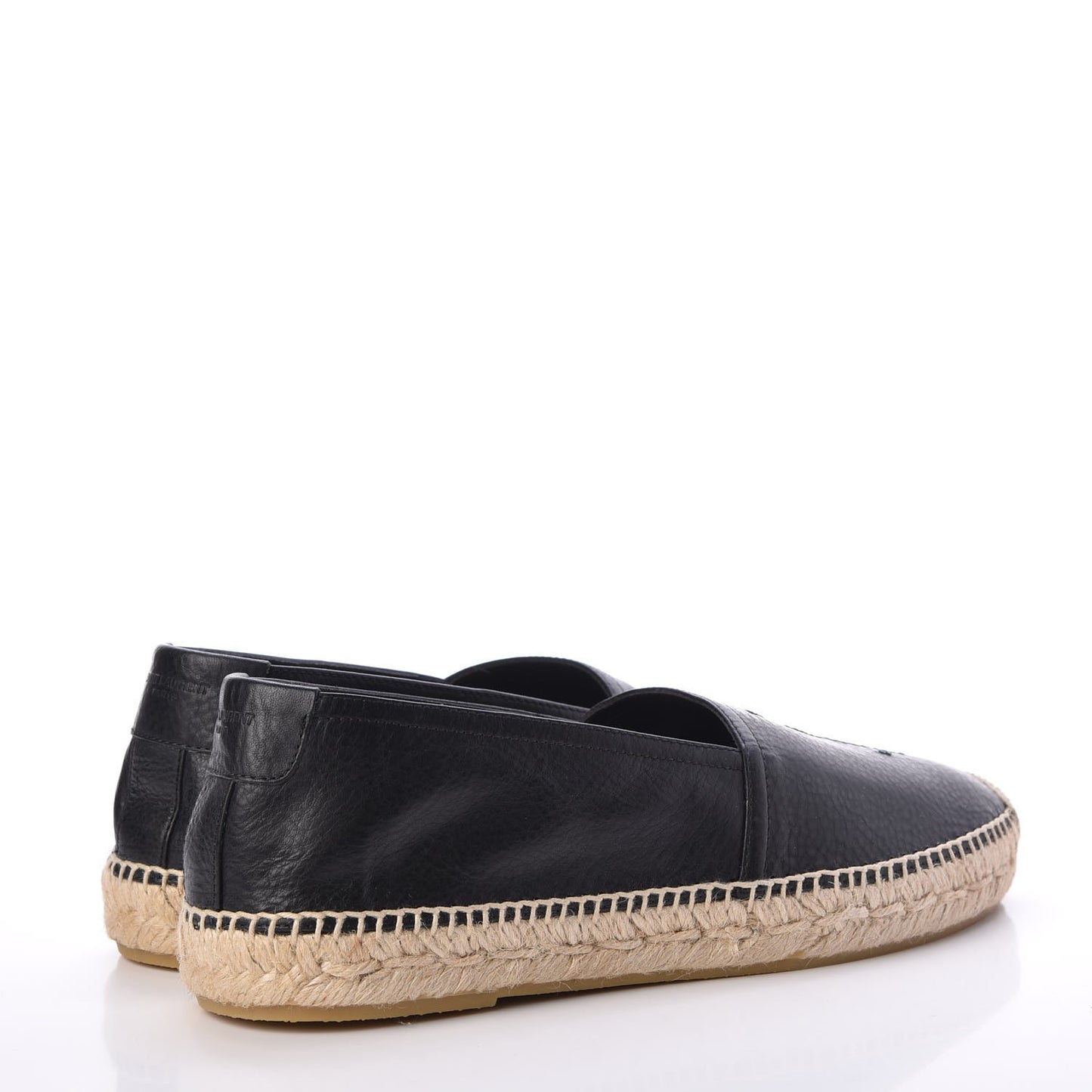 Lambskin Monogram Espadrilles 39 Black