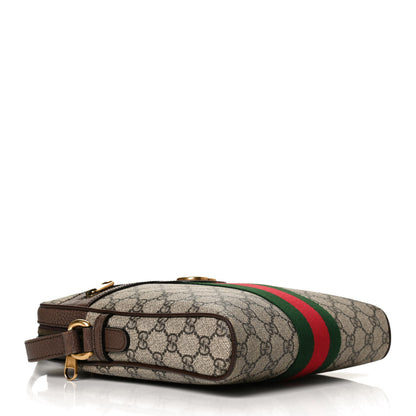Gucci GG Supreme Monogram Web Small Ophidia Messenger Bag Brown 4 of 13