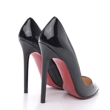 Christian Louboutin Patent Pigalle 120 Pumps 37.5 Black 4 of 11