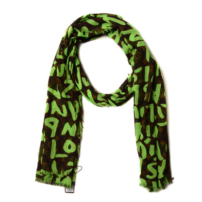 Louis Vuitton Cotton Graffiti Green 1 of 6