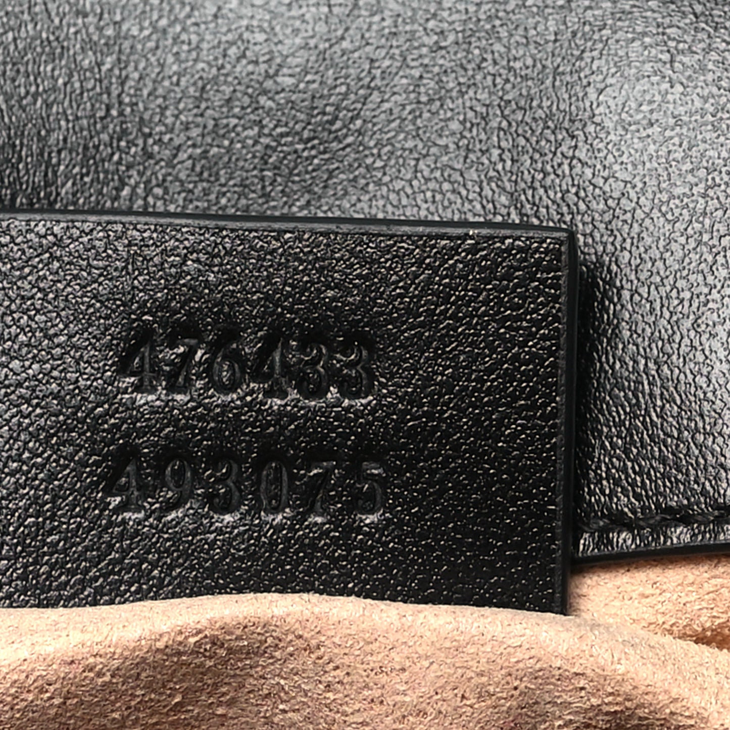 Calfskin Matelasse Super Mini GG Marmont Shoulder Bag Black