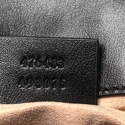 Gucci Calfskin Matelasse Super Mini GG Marmont Shoulder Bag Black 7 of 10