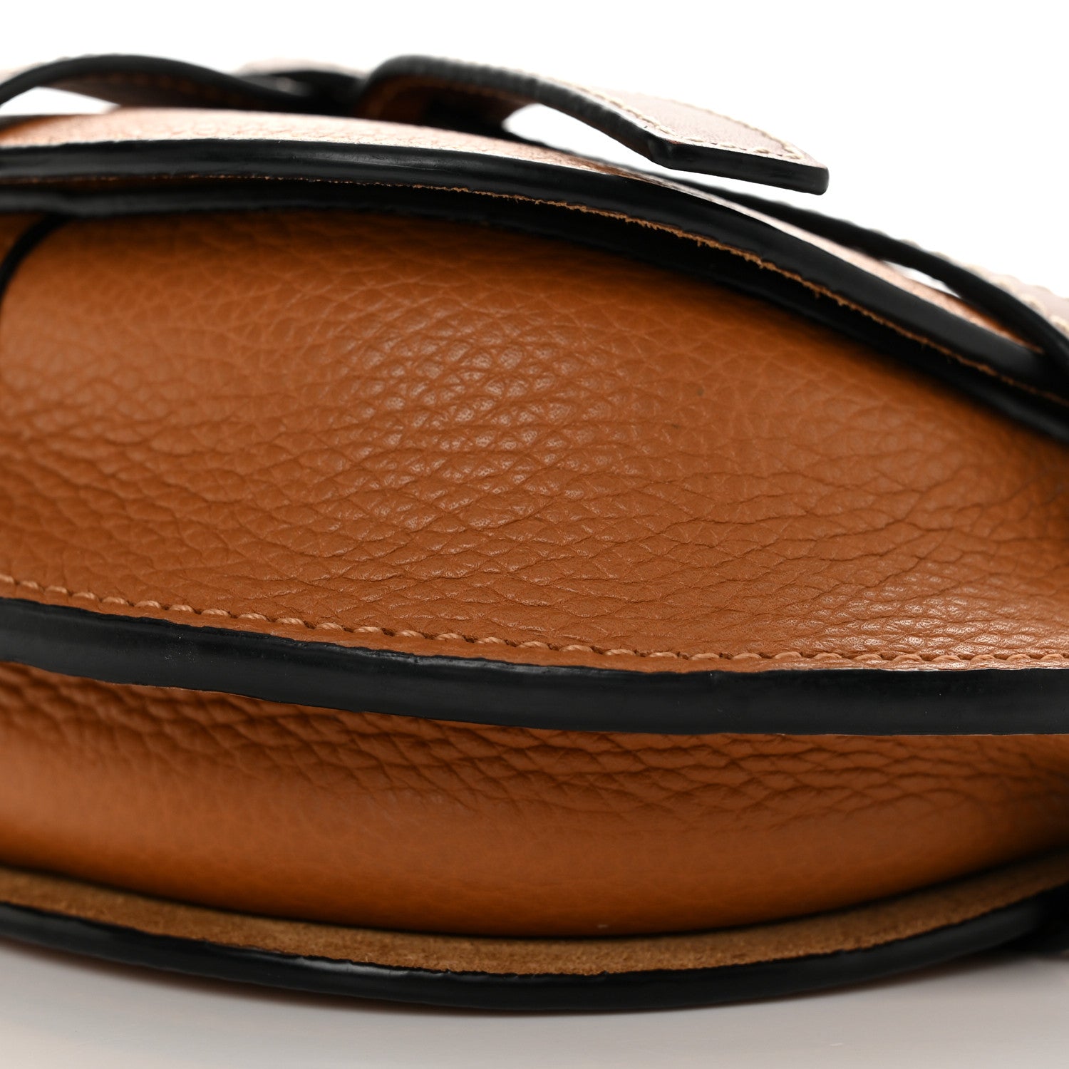 Loewe Grained Calfskin Mini Gate Crossbody Bag Caramel Pecan 11 of 11